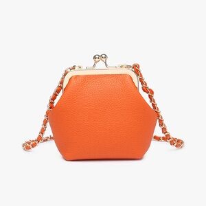 Jen & Co. Cleo Coin Pouch Crossbody Bag with a removable chain strap